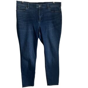 Duluth Trading Dark Blue High Rise Women's Skinny Jeans Size 18